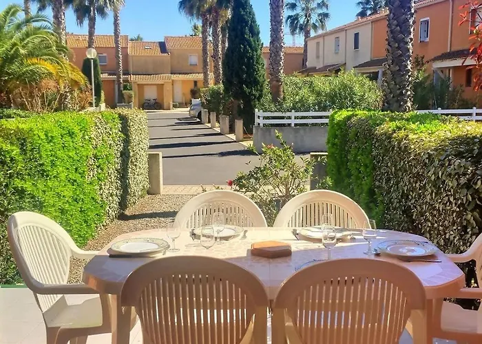 Ferienhaus Pavillon Pour 4 Personnes Dans Avec Piscine Valras-Plage